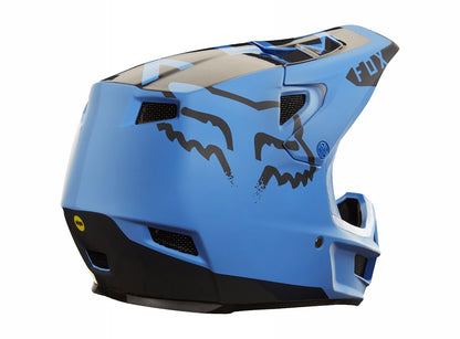 Fox Racing Rampage Pro Carbon Moth Full Face Helmet - Blue-Black Blue - Black Small 