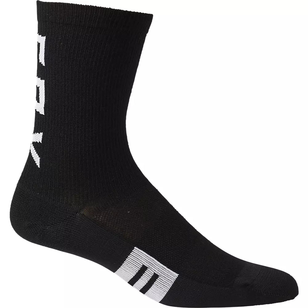 Fox Racing 6" Flexair Merino Sock - Womens - Black - 2022 Black One Size 