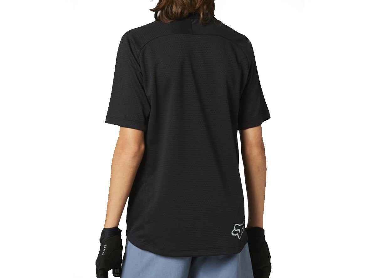 Fox Racing Defend Short Sleeve MTB Jersey - Youth - Black