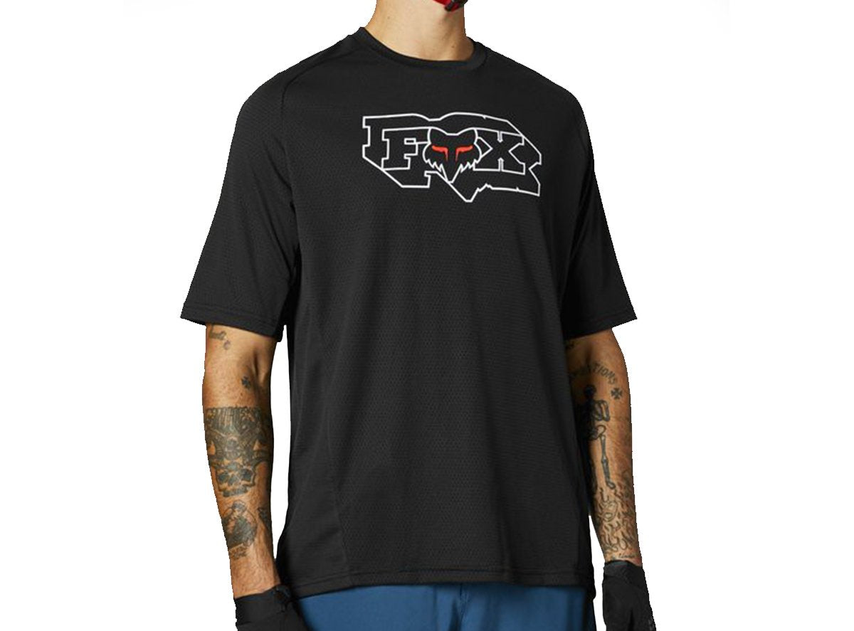 Fox Racing Defend Short Sleeve MTB Jersey - Black - 2020/21 Black Small 