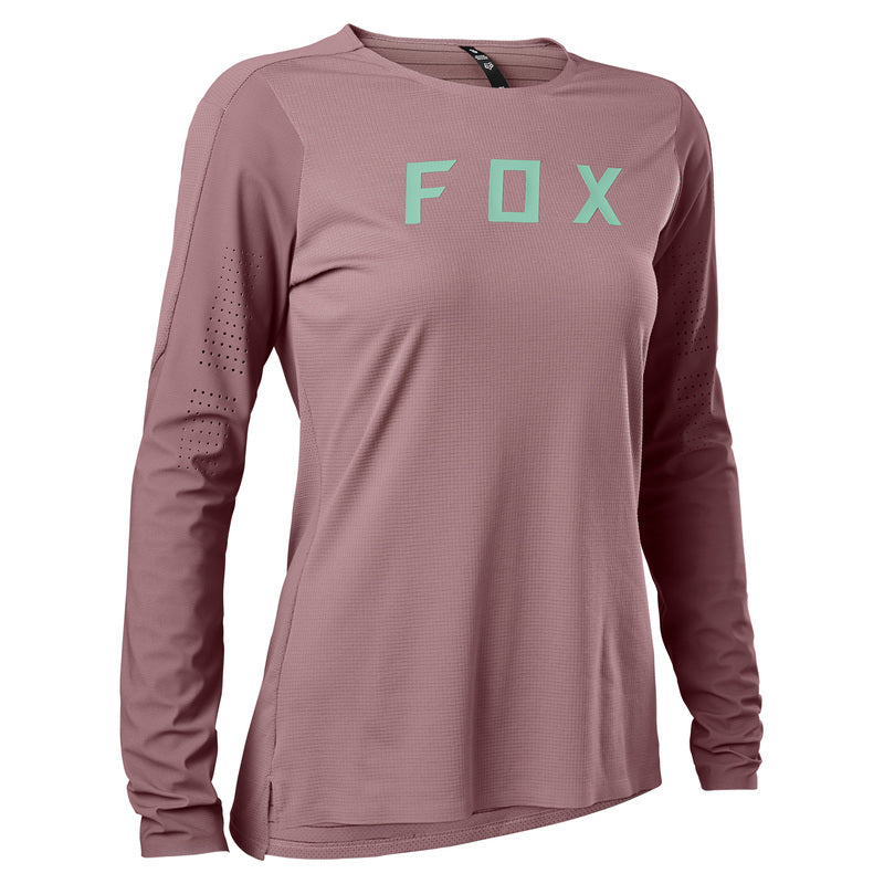 Fox Racing Flexair Pro Long Sleeve MTB Jersey - Womens - Plum Perfect - 2022 Plum Perfect X-Small 