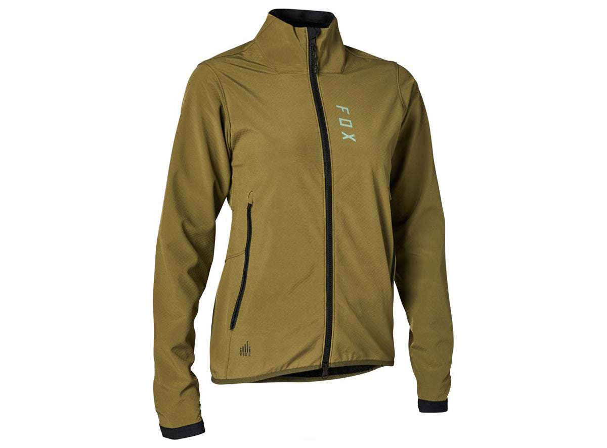 Fox Racing Ranger Fire Cycling Jacket - Womens - Olive Green - 2021 Olive Green X-Small 