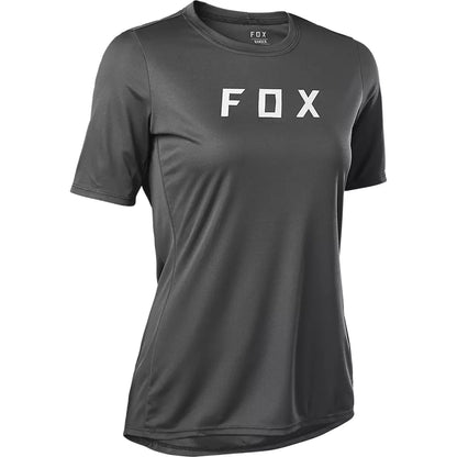 Fox Racing Ranger Moth Short Sleeve MTB Jersey - Womens - Dark Shadow - 2022 Dark Shadow X-Small 