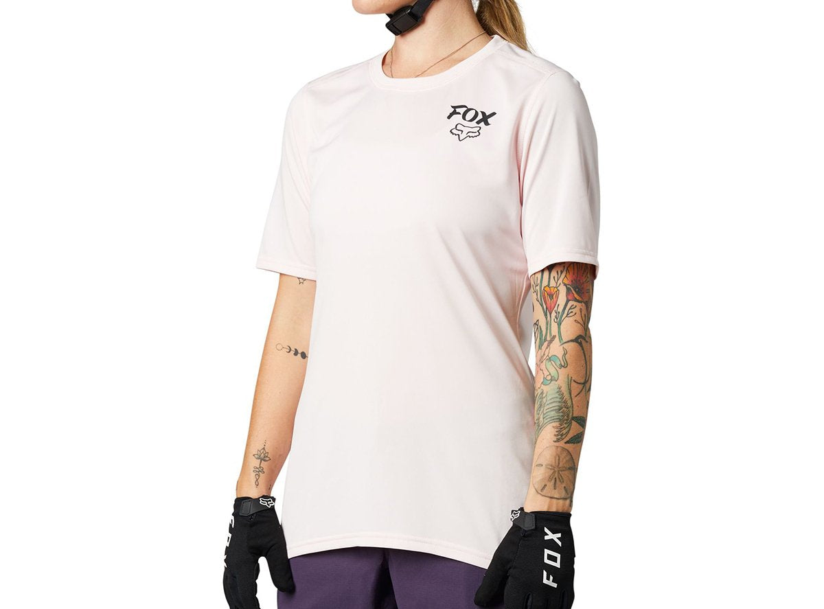 Fox Racing Ranger Short Sleeve MTB Jersey - Womens - Pink - 2021 Pink X-Small 