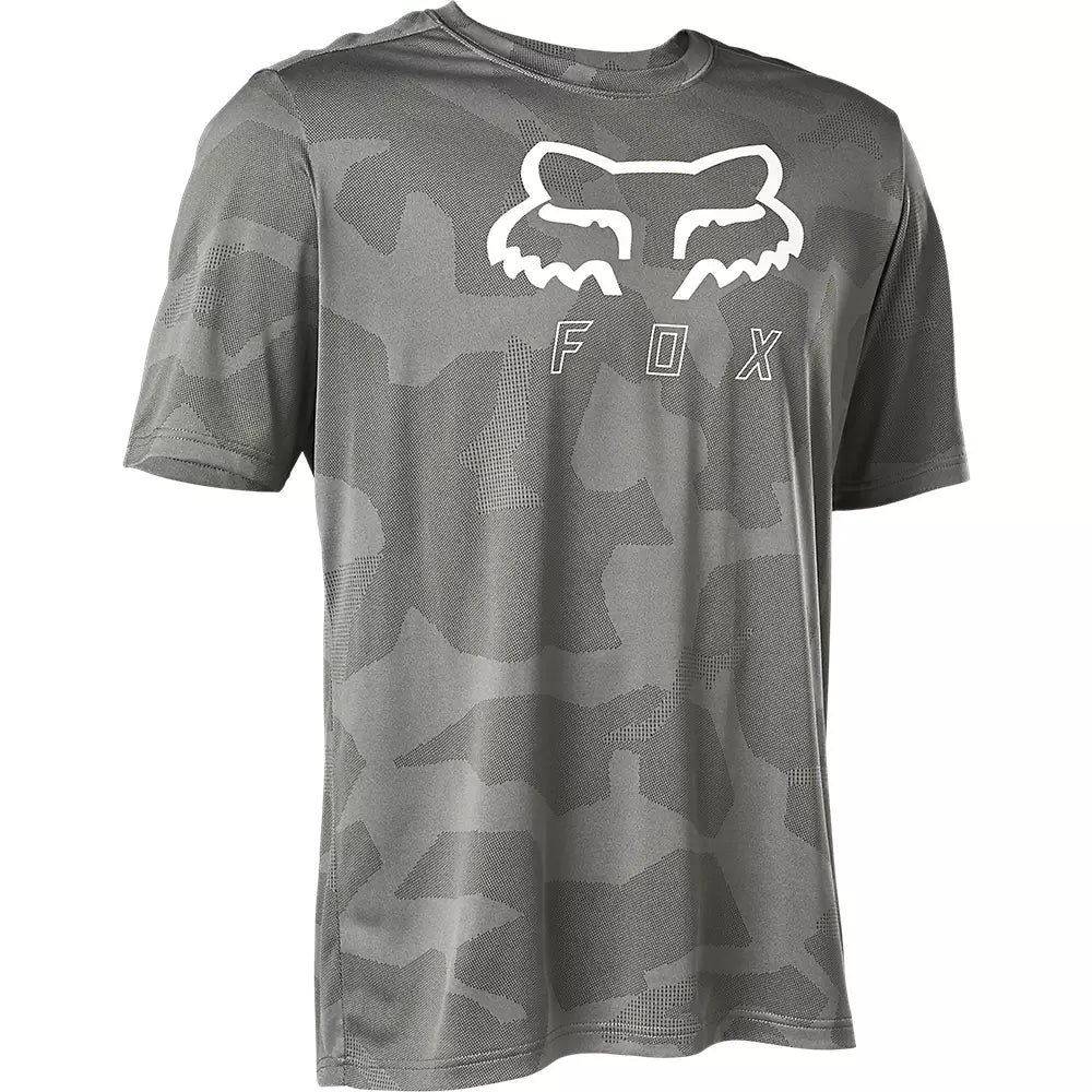 Fox Racing Ranger Tru Dri Short Sleeve MTB Jersey - Gray - 2022 Gray Small 