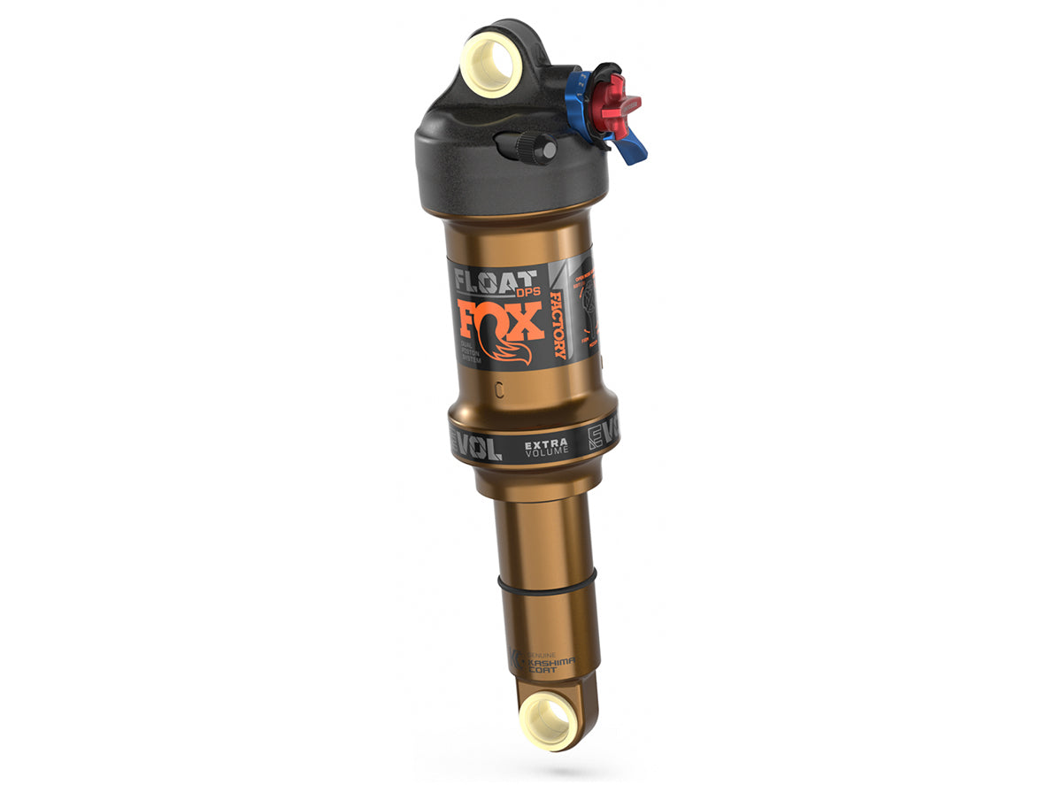 Fox Suspension Float DPS Factory 3 Pos Adj Evol LV - Imperial - Orange Logo - 2022 Black - Orange Logo 7.875" 2.0" - Travel - 0.6 Spacer
