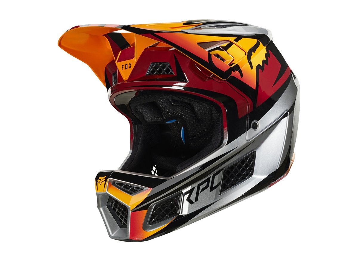 Fox Racing Rampage Pro Carbon Full Face Helmet - Weld - Ice - 2019 Ice Medium 