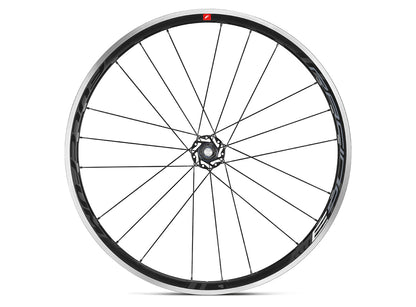 Fulcrum Racing 3 700c Road Wheelset - Black Black 100/130mmQR - 11 Speed - HG - Rim Brake 