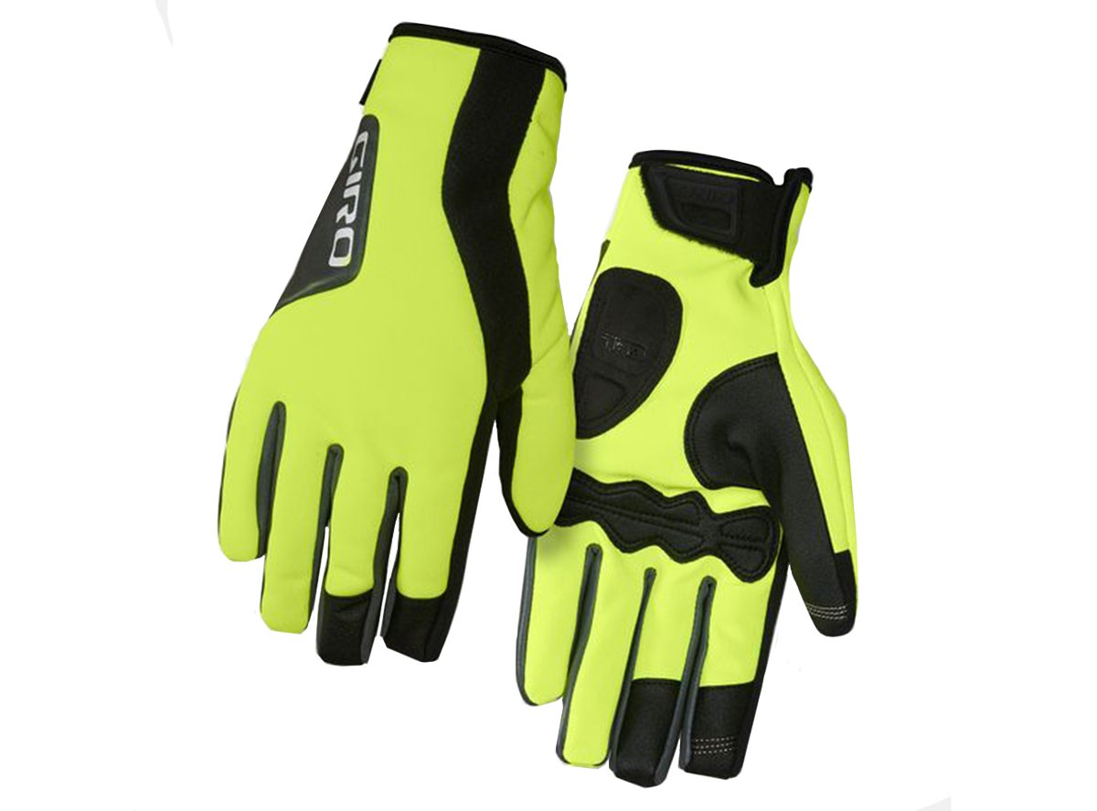 Giro Ambient 2.0 Winter Road Glove - Highlight Yellow-Black Highlight Yellow - Black Small 