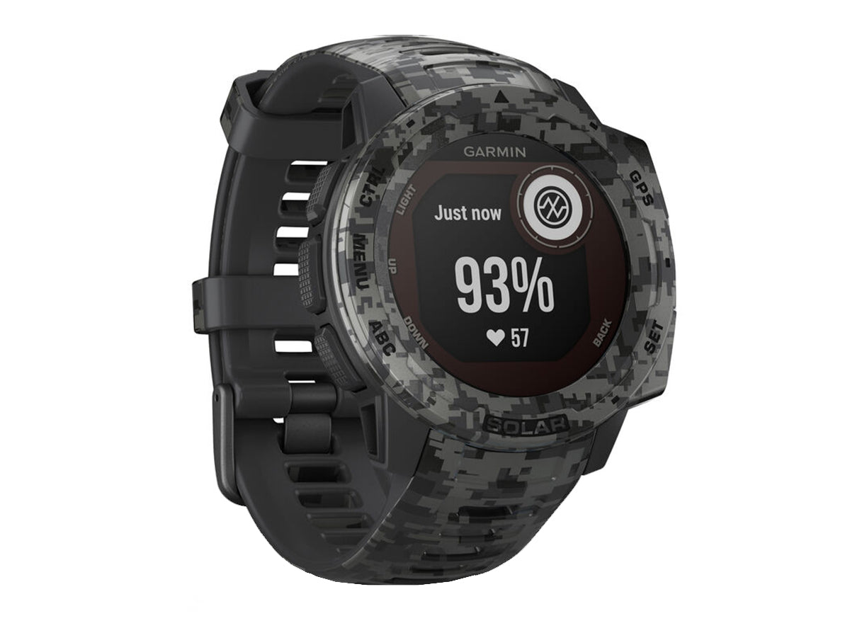 Garmin Instinct Solar GPS Smartwatch - Sportsman Edition - Graphite Camo Graphite Camo  