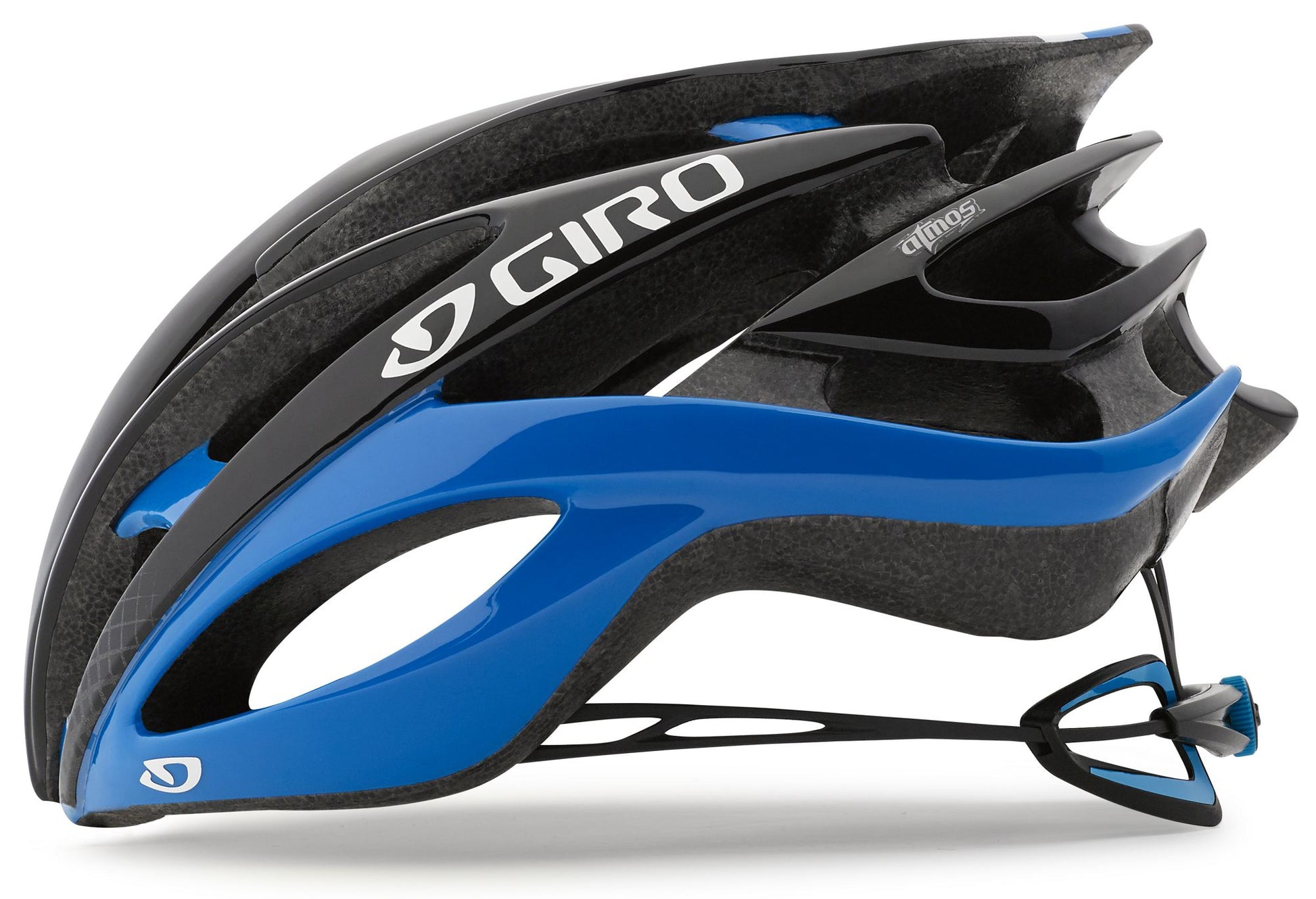 Giro Atmos II Road Helmet - Blue-Black Blue - Black Large 