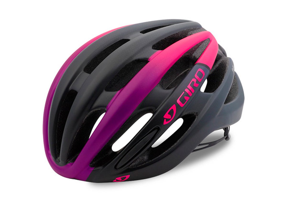 Giro Saga Road Helmet - Womens - Matt Black-Pink Race - 2018 Matt Black - Pink Race Small 