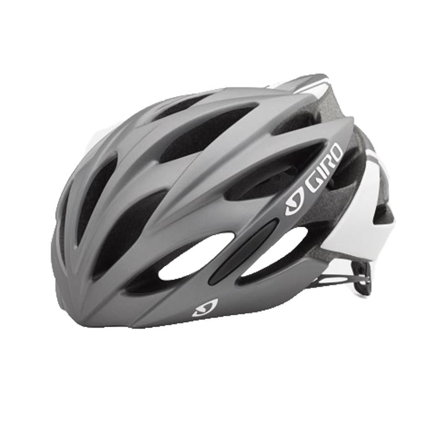 Giro Savant Road Helmet - Matt Titanium-White Matt Titanium - White Small 