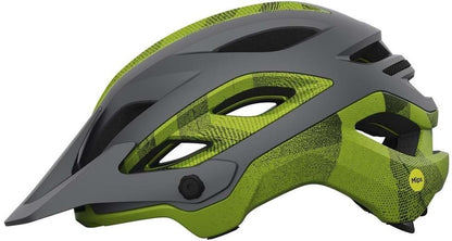 Giro Merit Spherical MTB Helmet - Matt Metallic Black - Ano Lime
