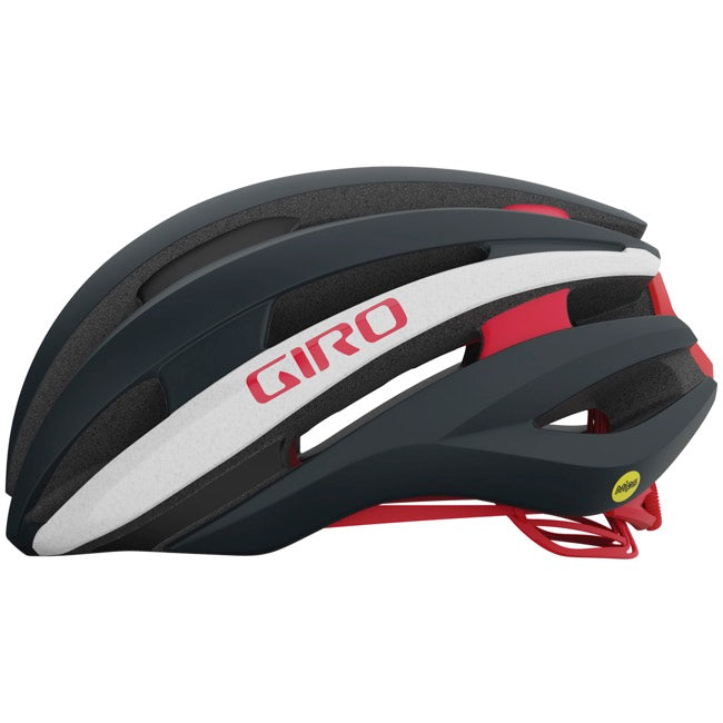 Giro Synthe MIPS II Road Helmet - Matt Gray-White-Red - 2021 Matt Gray - White - Red Small 