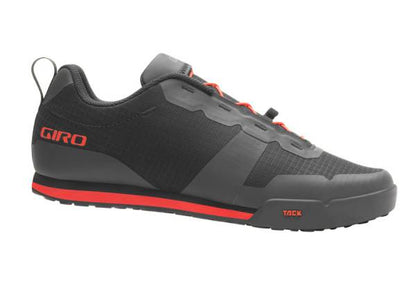 Giro Tracker Fastlace MTB Shoe - Black-Bright Red