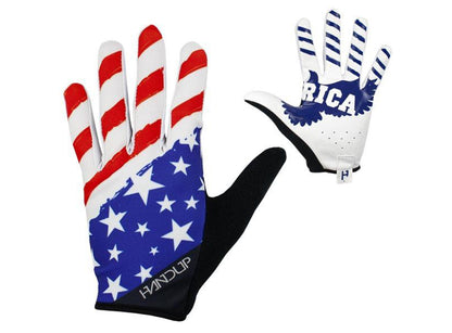 HandUp Most Days MTB Glove - Original 'MERICAS Red - White - Blue 2X-Small 
