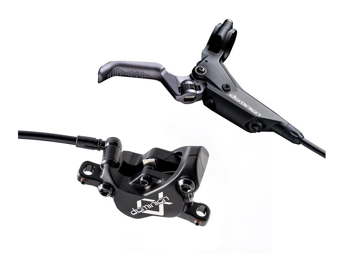 Hayes Dominion A4 Disc Brake and Lever - Front - Black-Gray Black - Gray  