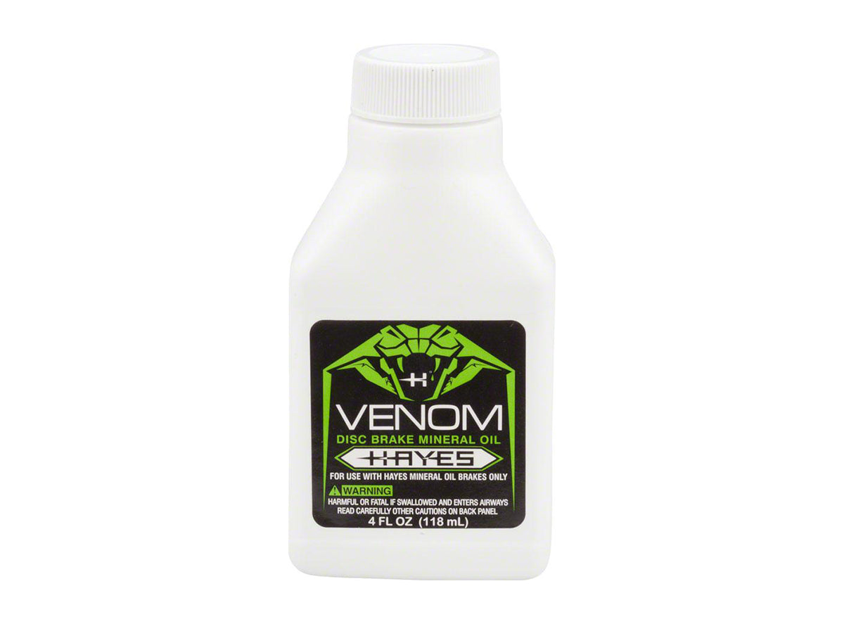 Hayes Venom Mineral Oil Brake Fluid White - Black - Green  