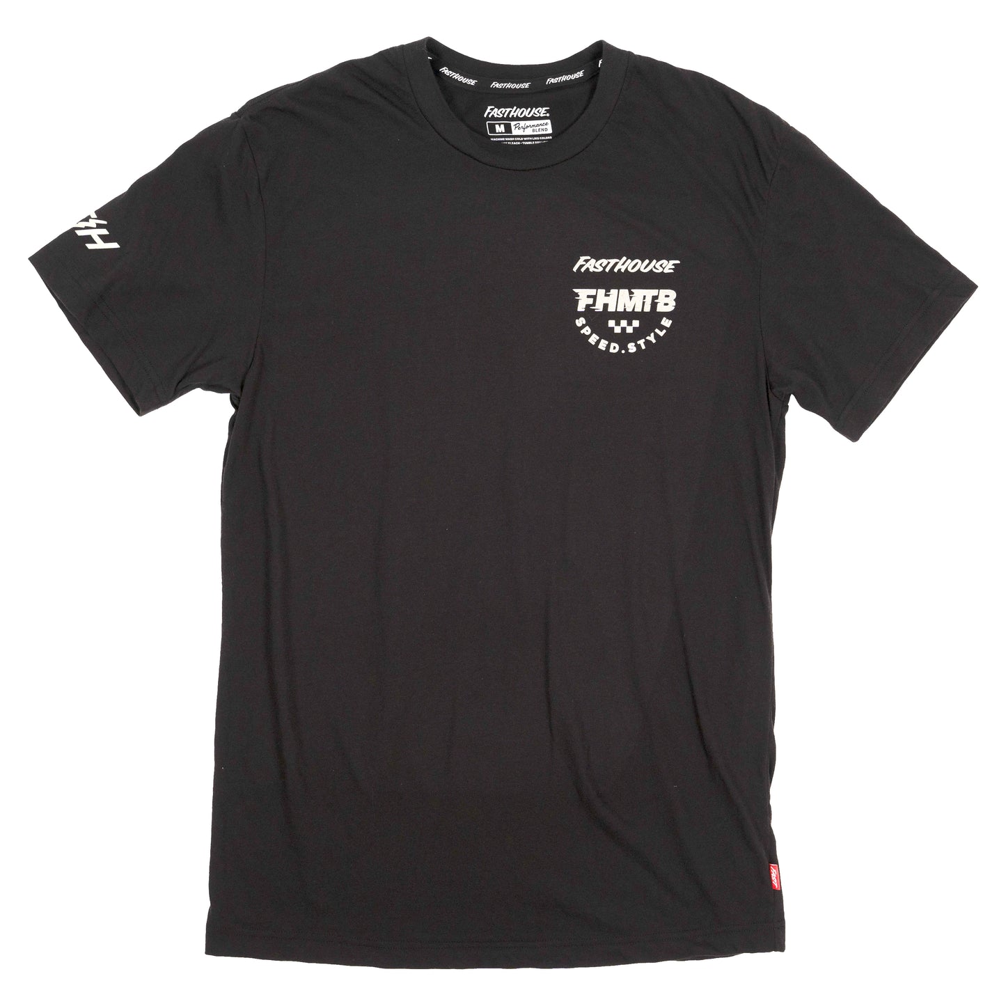 Fasthouse Hierarchy Short Sleeve Tech Tee - Black - 2022 Black Small 