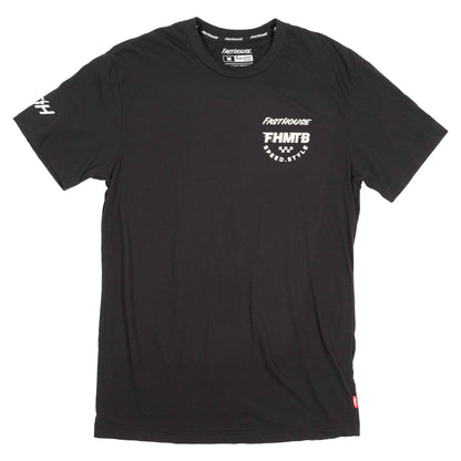 Fasthouse Hierarchy Short Sleeve Tech Tee - Black - 2022 Black Small 