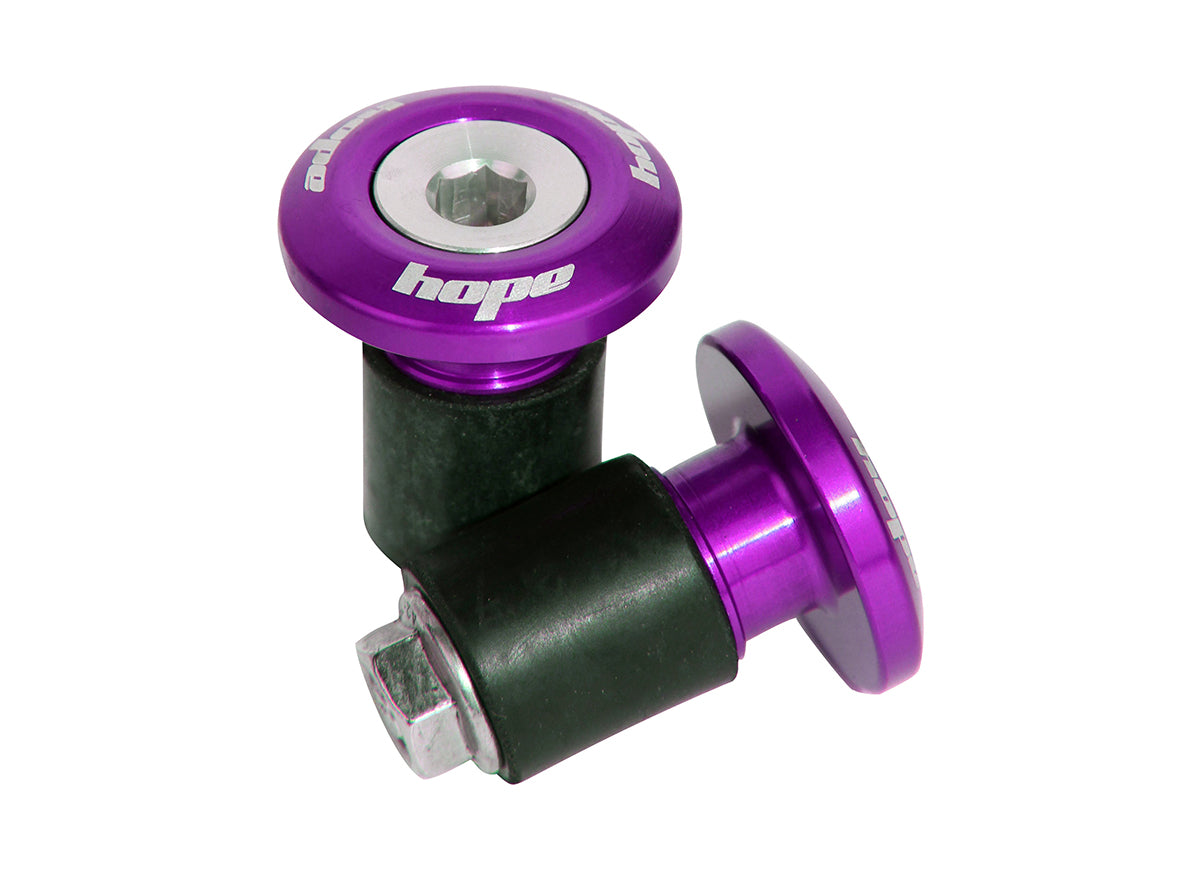 Hope Grip Doctor Bar End Plugs - Purple Purple  