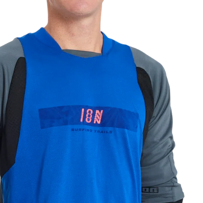 ION Scrub Amp 3/4 Sleeve MTB Jersey - Gray