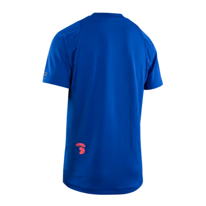 ION Scrub Amp Short Sleeve MTB Jersey - Cobalt Reef