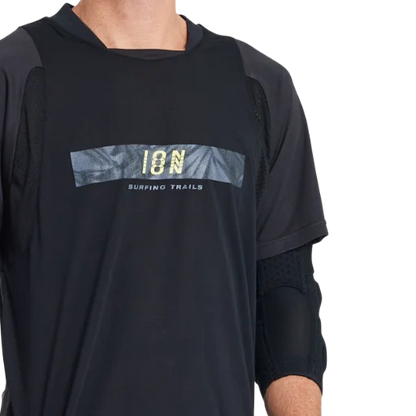 ION Scrub Amp Short Sleeve MTB Jersey - Black