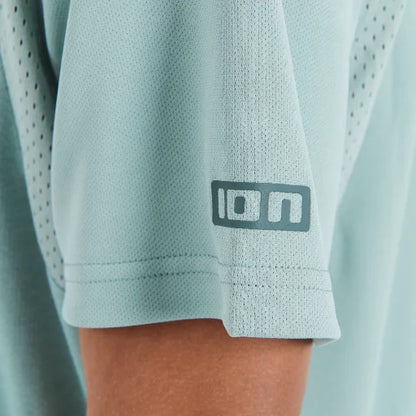 ION Scrub Amp Short Sleeve MTB Jersey - Tidal Green