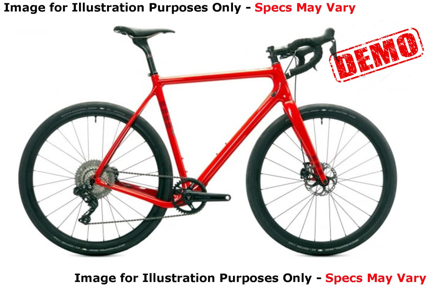 Ibis Hakka MX Ultegra Di2/D30 Carbon Road Bike - Red - 53cm - Demo 1 Fireball Red 53cm (21") 