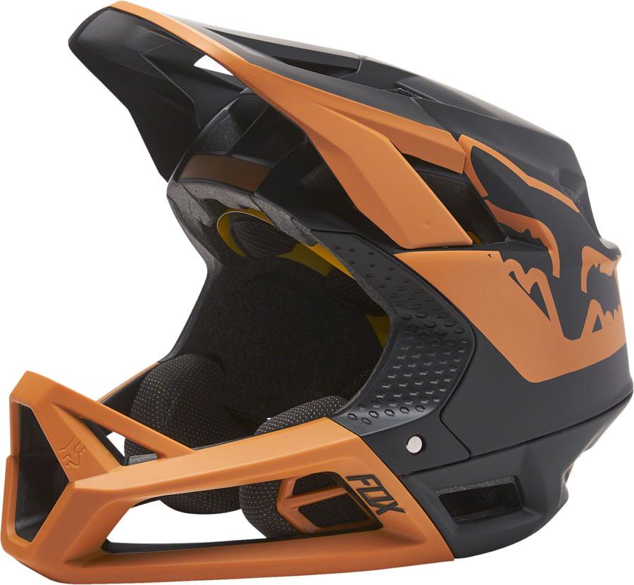 Fox Racing Proframe Full Face Helmet - TUK - Black-Gold - 2021 Black - Gold Small 