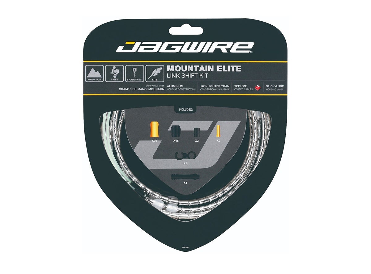 Jagwire Mountain Elite Link Shift Kit - Gold Gold Shimano/SRAM 