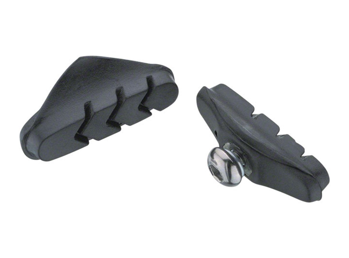 Jagwire Basics Road Molded Brake Pads - Black Black Pair - Threaded 