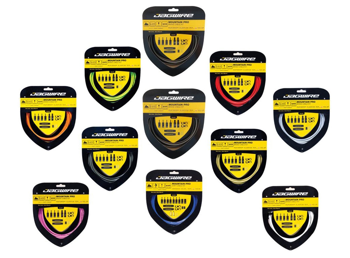 Jagwire Mountain Pro Brake Cable Kit - SRAM/Shimano - Orange Orange  