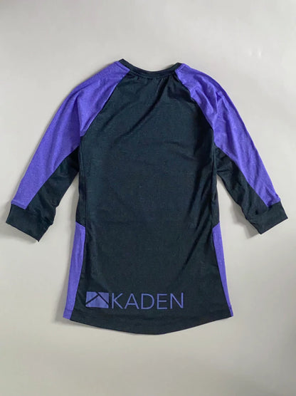 Kaden Apparel Gryla 3/4 Sleeve MTB Jersey - Womens - Midnight Blue-Lilac
