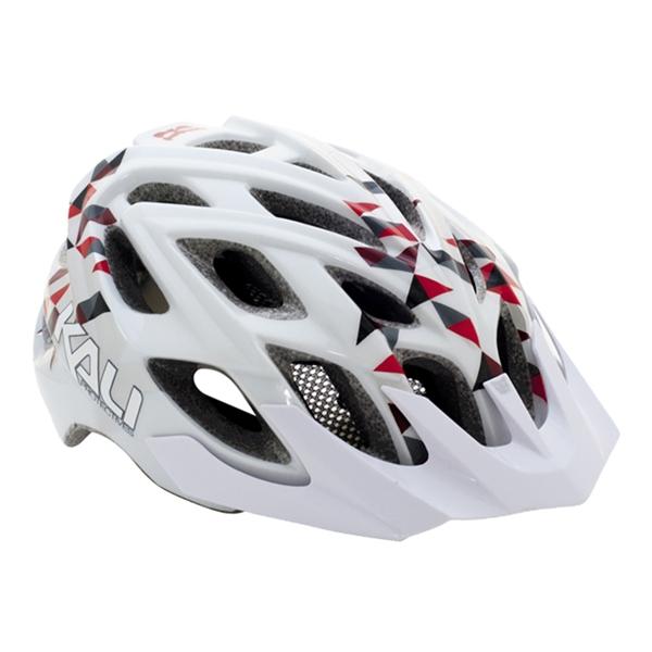 Kali Chakra Plus MTB Helmet - Shred White Shred White Medium/Large 