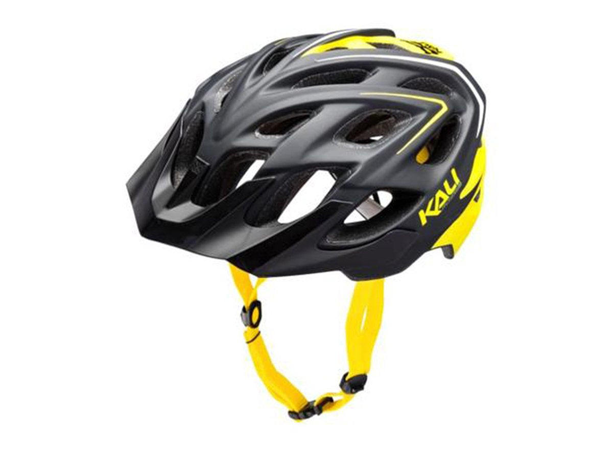 Kali Chakra Plus Sonic MTB Helmet - Matt Black-Yellow Matt Black - Yellow Medium/Large 