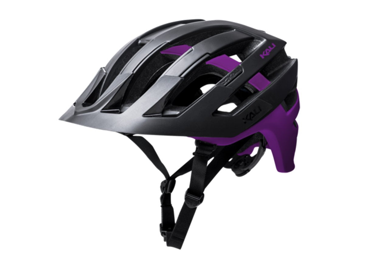 Kali Interceptor Dual MTB Helmet - Matt Black-Purple Matt Black - Purple Large/X-Large 