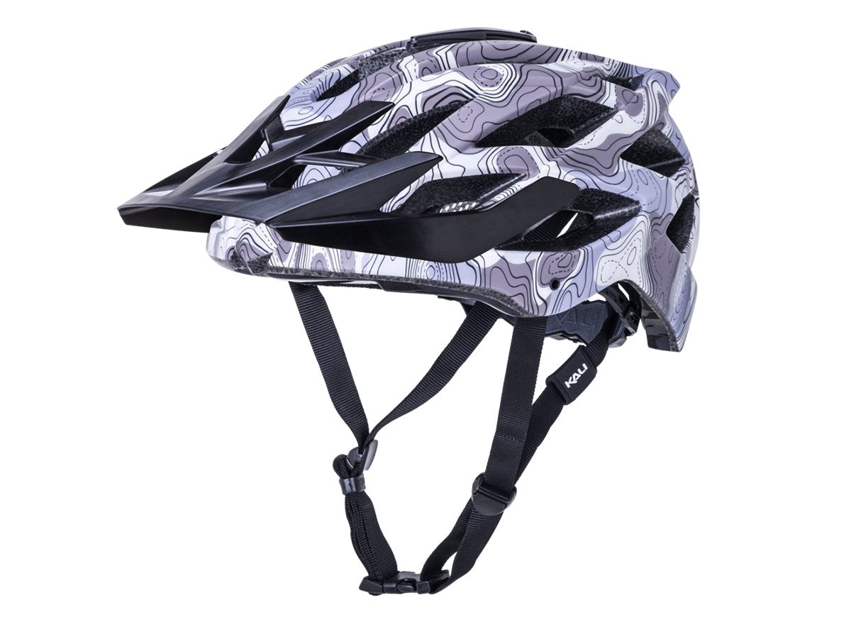 Kali Lunati Matt MTB Helmet - Topo Camo Matt Purple Topo Camo Matt Purple Large/X-Large 