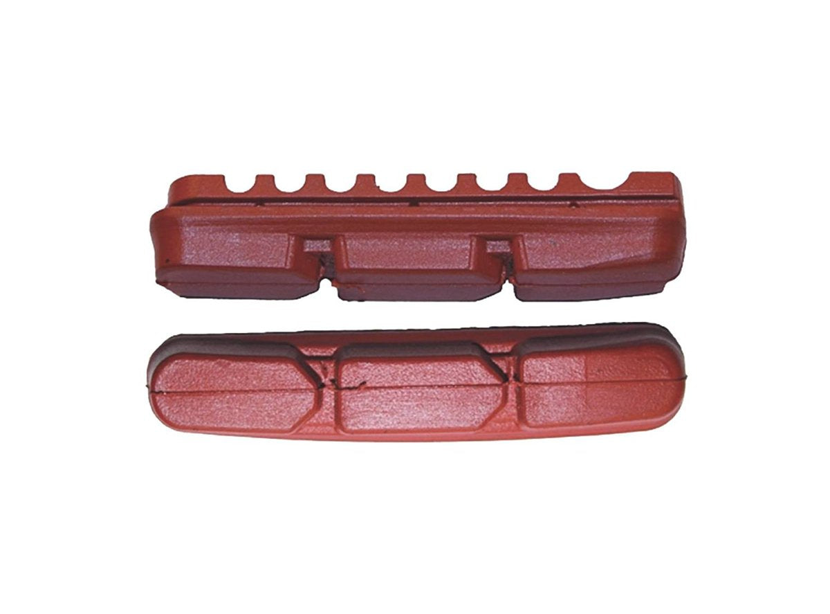 Kool Stop Dura 2 Road Brake Pad Insert - Aggressive - Salmon Salmon Aggressive 