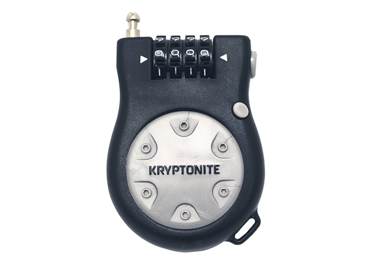 Kryptonite KryptoFlex R2 Retractor Pocket Cable Lock - Black Black  