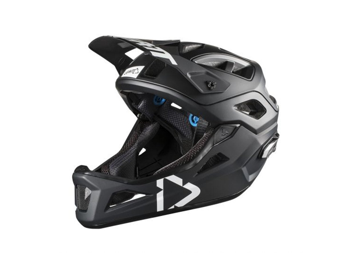Leatt DBX 3.0 Enduro Full Face Helmet - Black-White Black - White Small 