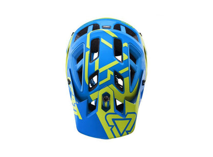 Leatt DBX 3.0 Enduro Full Face Helmet - Blue-Lime