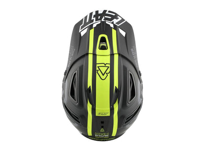 Leatt DBX 5.0 V09 Full Face Helmet - Black-Yellow