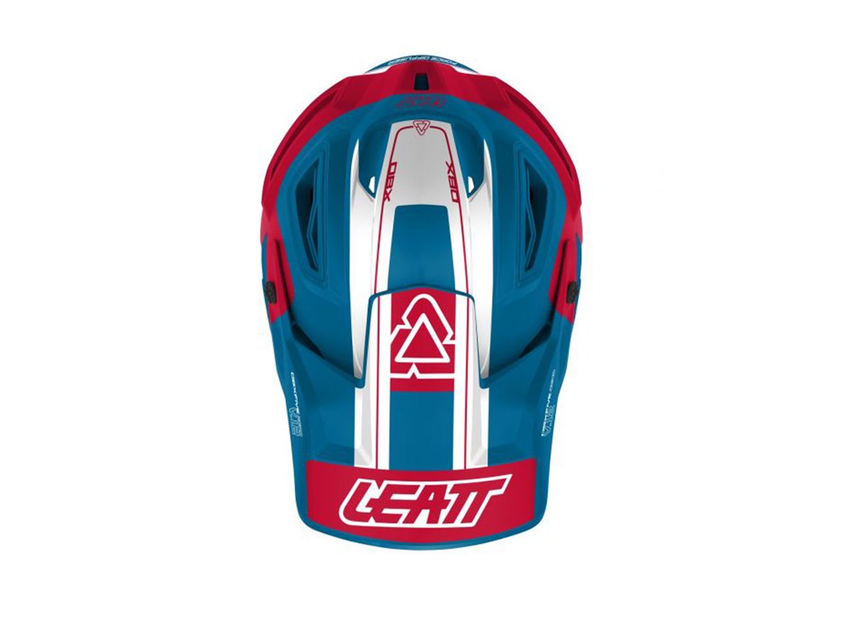 Leatt DBX 5.0 V12 Full Face Helmet - Fuel Red