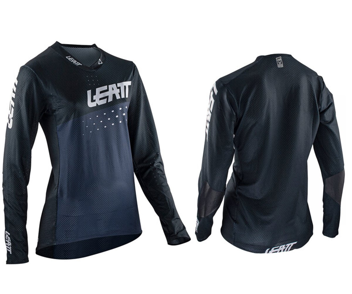 Leatt MTB 4.0 UltraWeld Long Sleeve MTB Jersey - Womens - Black - 2021 Black X-Small 