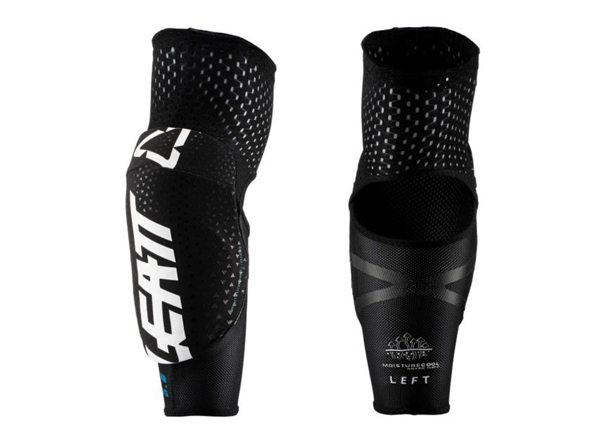 Leatt 3DF 5.0 Junior Elbow Guard - White-Black White - Black One Size 