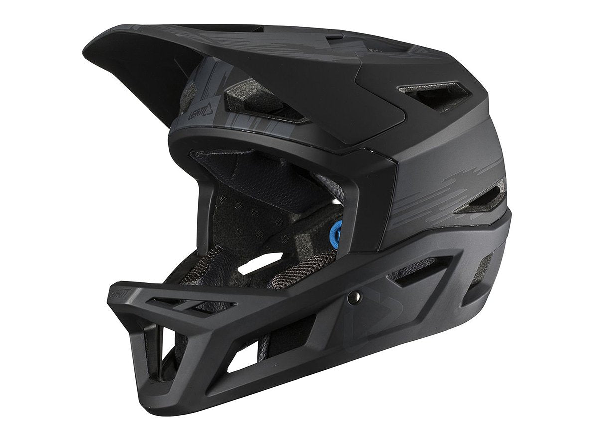 Leatt DBX 4.0 V19.1 Full Face Helmet - Black Black Small 