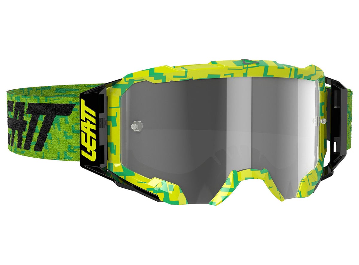 Leatt Velocity 5.5 MTB Goggle - Neon Lime Neon Lime Light Gray - 58% Lens 
